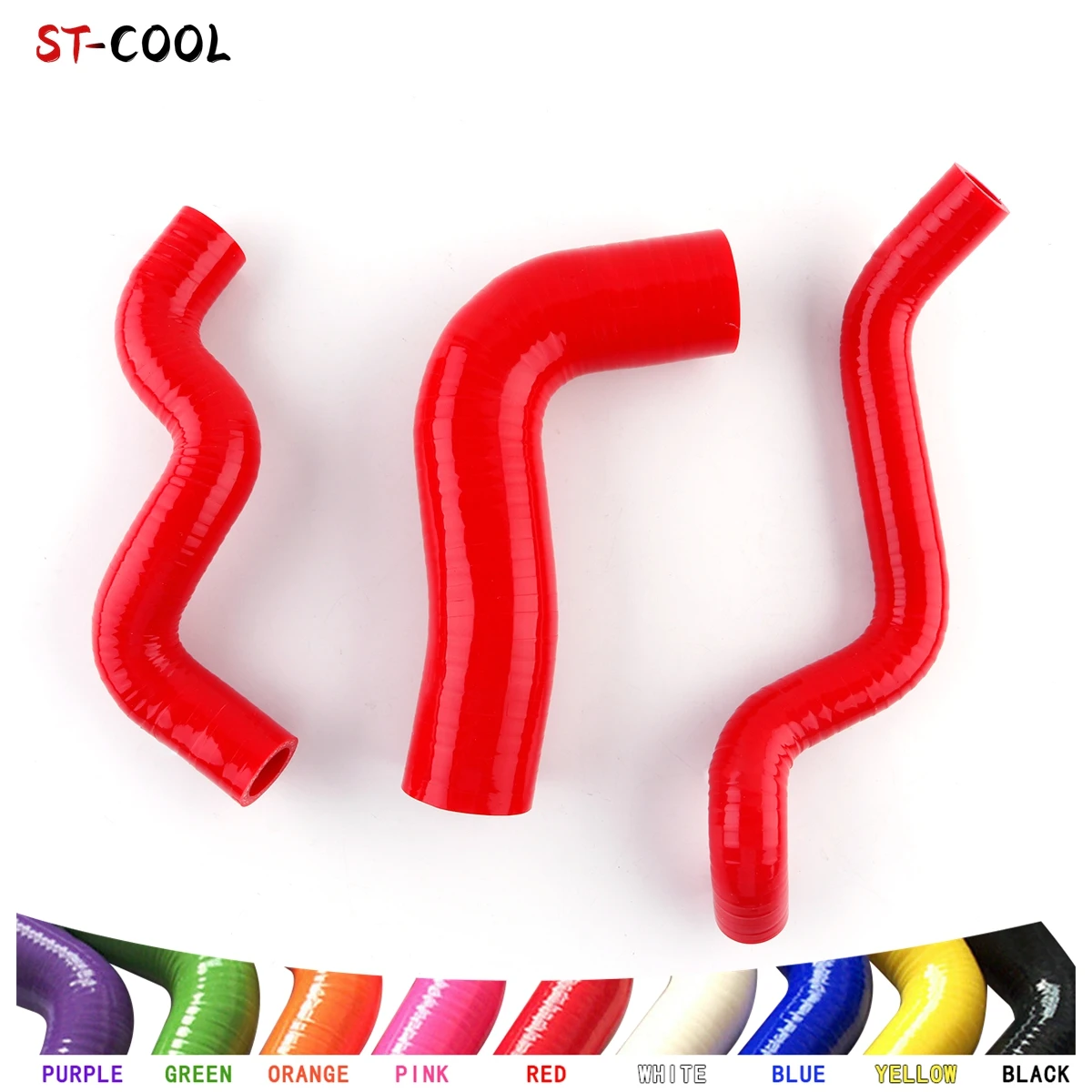 

FOR 2006-2010 BMW E60 E61 5-Series 525i 528i 530i 2007 2008 2009 Radiator Silicone Hoses Tubes Kit Piping 3Pcs 10 Colors