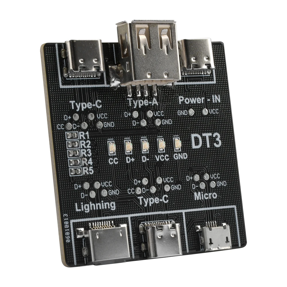 DT3 Type-C Interface Of The Data Cable Detection Board Quickly Detects Abnormal Black Data Line