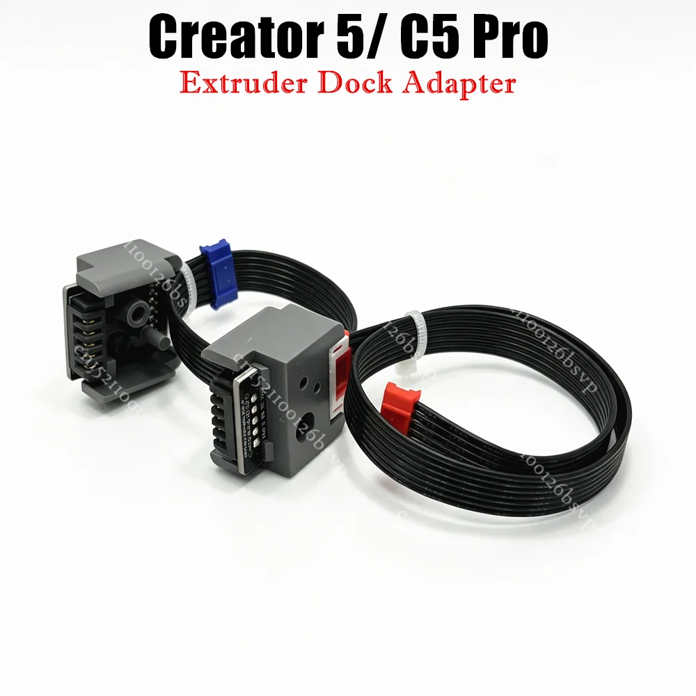 2Pcs/set Original Extruder Dock Adapter Socket (with Cable) For Flashforge Creator 5 / Creator 5 Pro 3D Printer Parts