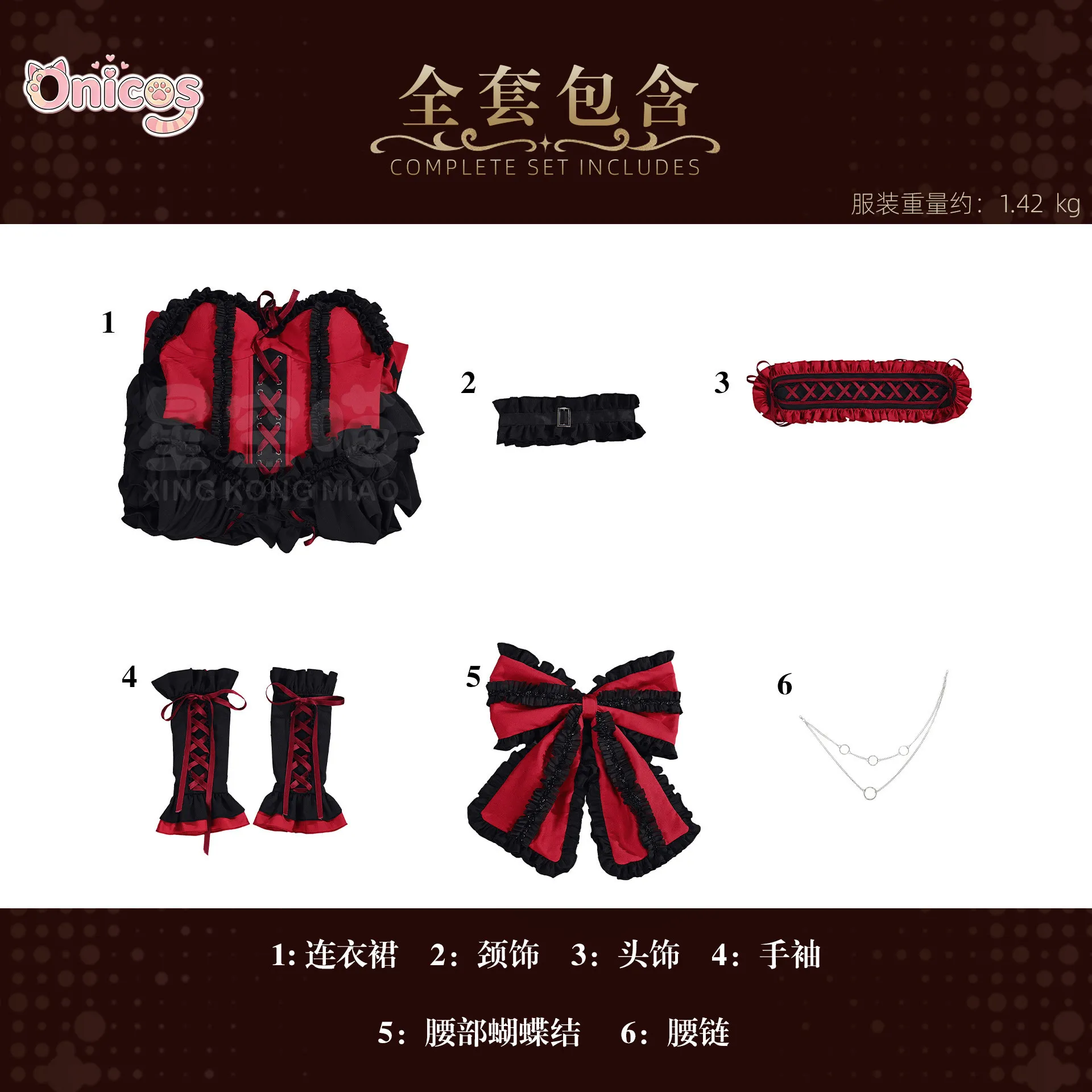 Date A Live Kurumi Tokisaki Cosplay Costume Lolita Dress Fancy Party Suit Halloween Carnival Uniforms Anime Clothing Onicos
