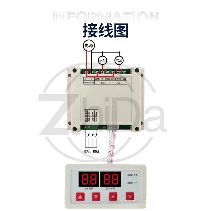 Fruit Tree Infusion Inflation Sprayer Control Board, Tree Injection Dosing Controller Module for Orchard Citrus Tree Maintenance