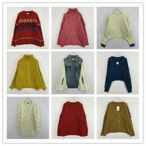 

Винтажный предварительно обращенный свитер для колледжа с героями мультфильмов, аниме, повседневный свободный шерстяной свитер для ленивых Sle ex, весна-осень-зима