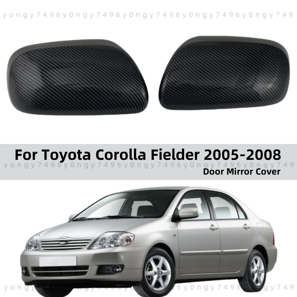 

Chrome Side Door Mirror Cover Trim Car Rearview Accessories For Toyota Corolla Fielder 2005 2006 2007 2008 Chrome Car Stickers