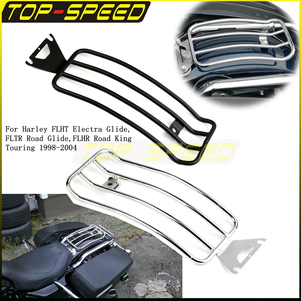 

Кронштейн для заднего багажа мотоцикла для Harley Touring Road King Classic FLHR FLHT Electra Glide Standard багажник на заднее крыло