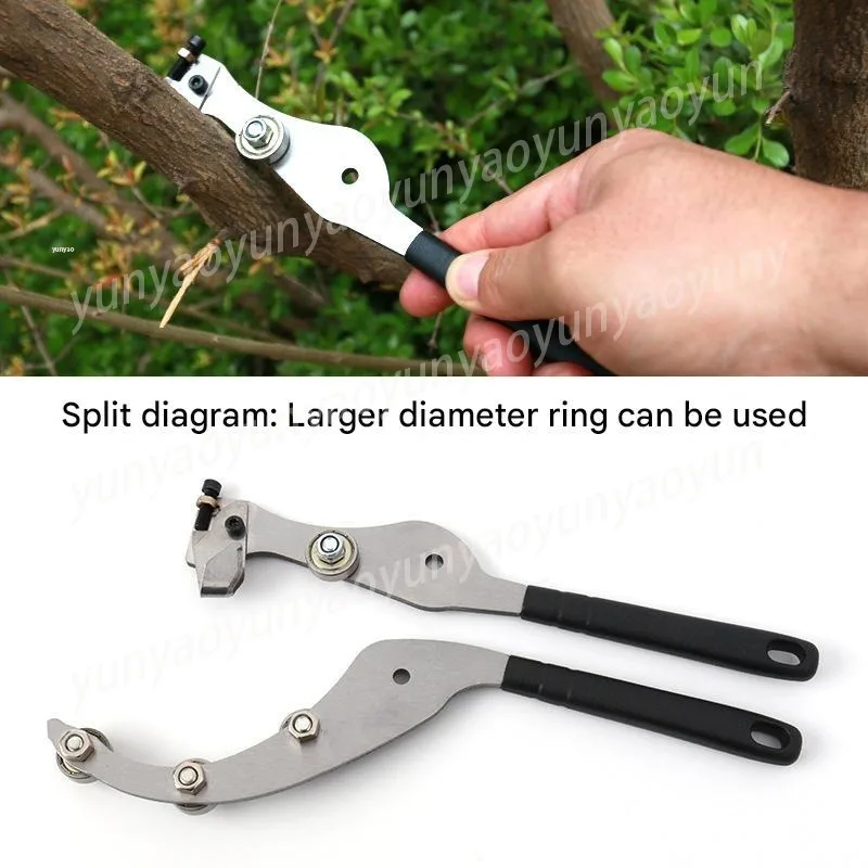 Ring Cutter Girdling Shear Fruit Tree Grape Bark Stripping Pruning Gardening Tool for Orchard Fruit Plant Branch Trimming Growth
