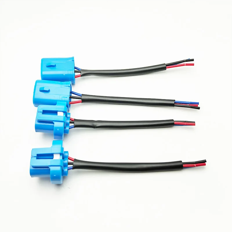 1-10Pcs 9007 9004 Male Female Bulb Holder Socket Adapter Wiring Harness Conversion Line Car Headlight Fog Lamp Plug Connector