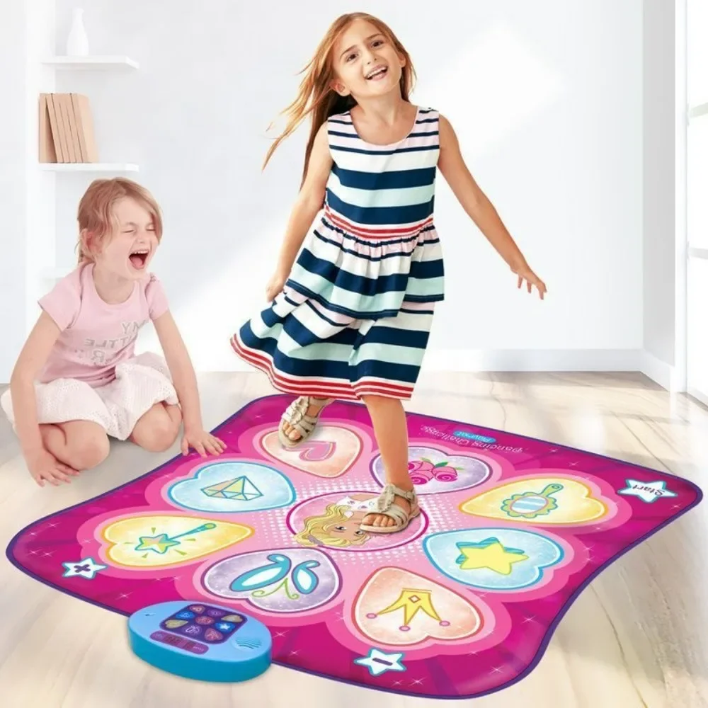 New Children\'s Electronic Dance Carpet Wireless Princess Multiple Modes Dance Mat Pedal Game Mat Music Carpet Girls Boys Toys