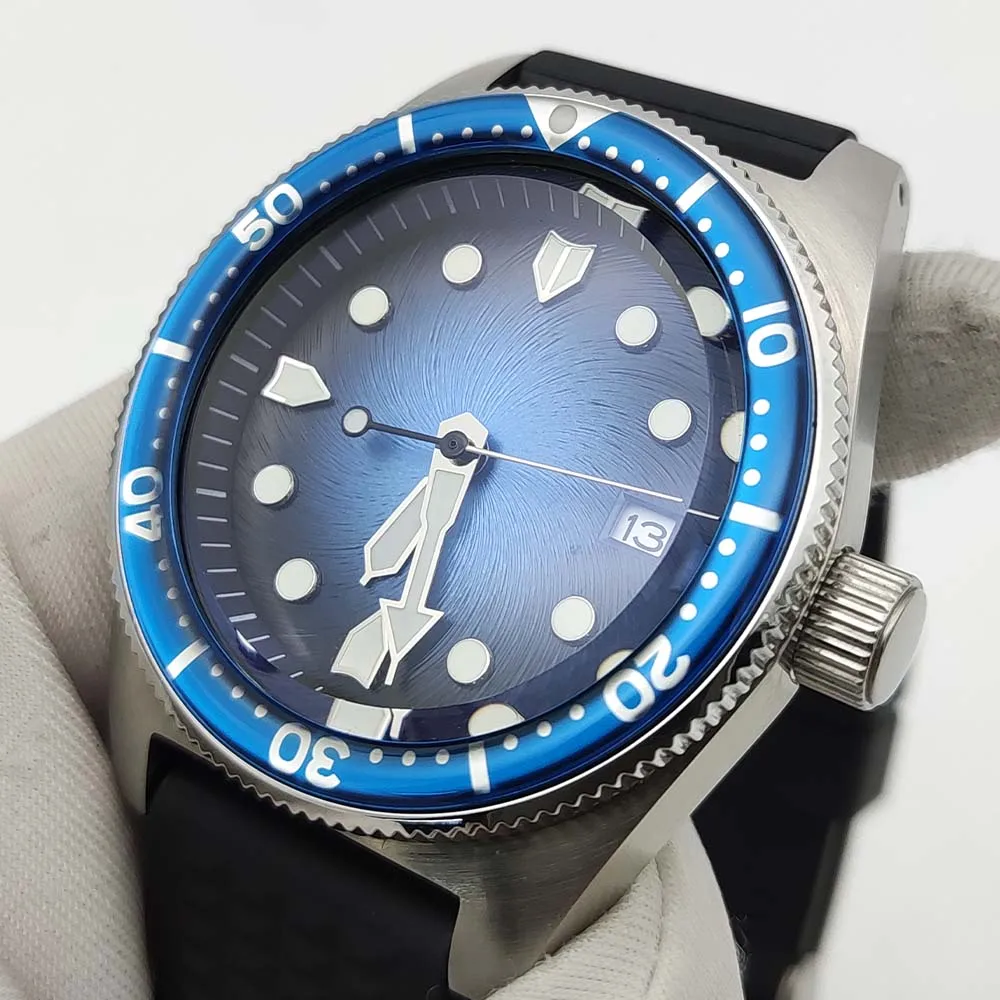 Мужские механические наручные часы, повседневные автоматические часы, Новое поступление 2023, водонепроницаемые часы NH35, супер светящиеся ночью