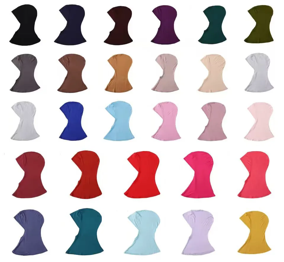 Ramadan Islamic Muslim Underscarf Women Veil Hijab Head Scarves Muslim Women Scarf Turbans Head For Woman Hijabs Caps Hat