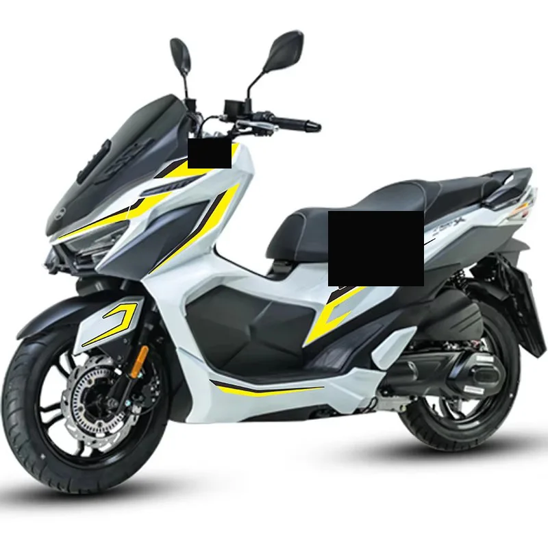 Motorrad Körper Verkleidung Aufkleber Tank Pads Gas Knie Grip Traktion Aufkleber Schutz FÜR SYM CruisymX 150X