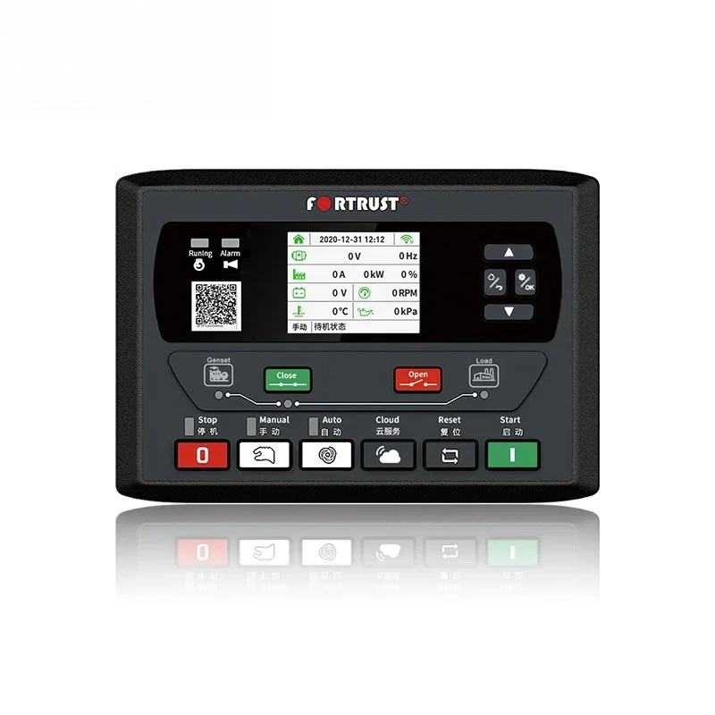 Original GEC6110D-485 Generator Set Controller Module with Automatic Start/Stop Monitoring Screen Panel RS485 Communication for