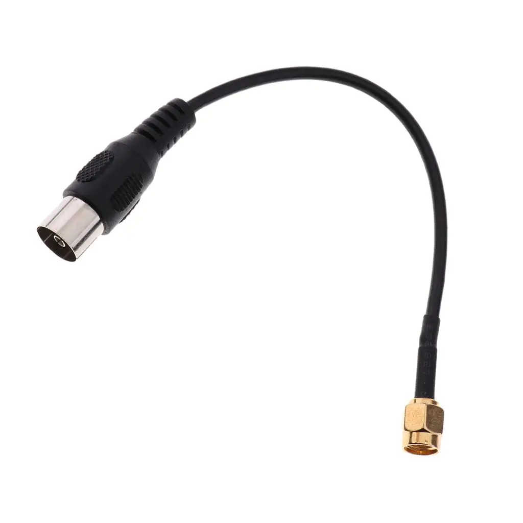 High Precision Jumper Pigtail Cable IEC DVB-T TV PAL Female SMA Male Connector ABS Material for DVB-T Antenna