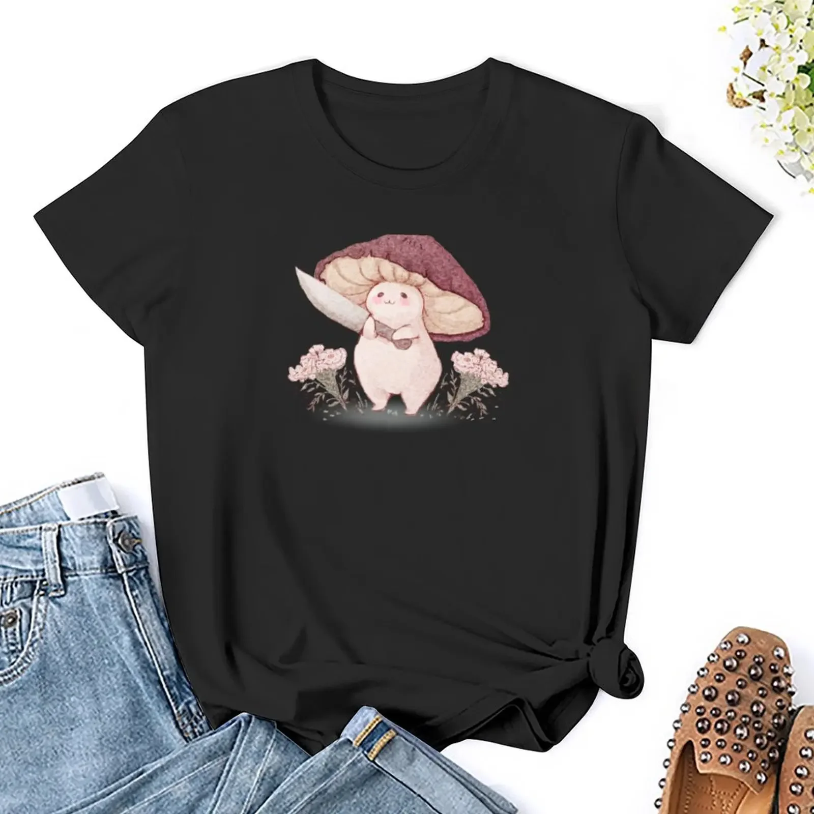 Let me see what you have little Mushroom (no text) T-Shirt new edition plus sizes customizeds western t shirts for Women