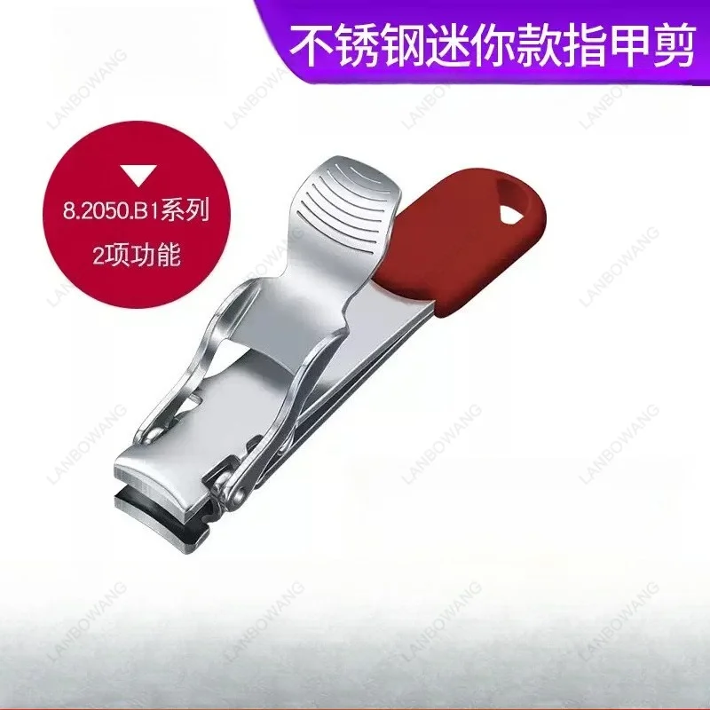 Nail Clip 580 Swiss Army Knife, 8-Function Portable Grooming Tool with Keychain for EDC