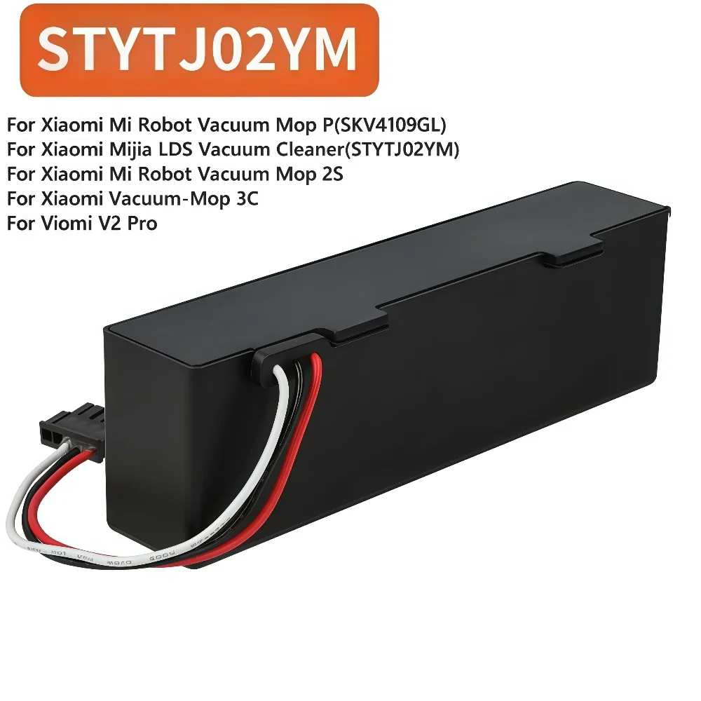 14.8V 3500mAh Vacuum Cleaner Battery STYTJ02YM for Xiaomi Mop Pro P/2S/S12 Yunmi MVVC01 Haier JX37 Wyze WVCR200S.