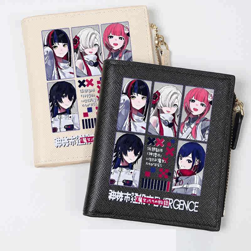 Anime Kamitsubaki City Under Construction Wallet Purse Asanushi Haru Cosplay Long/Short Card Holder Billfold Notecase Xmas Gift