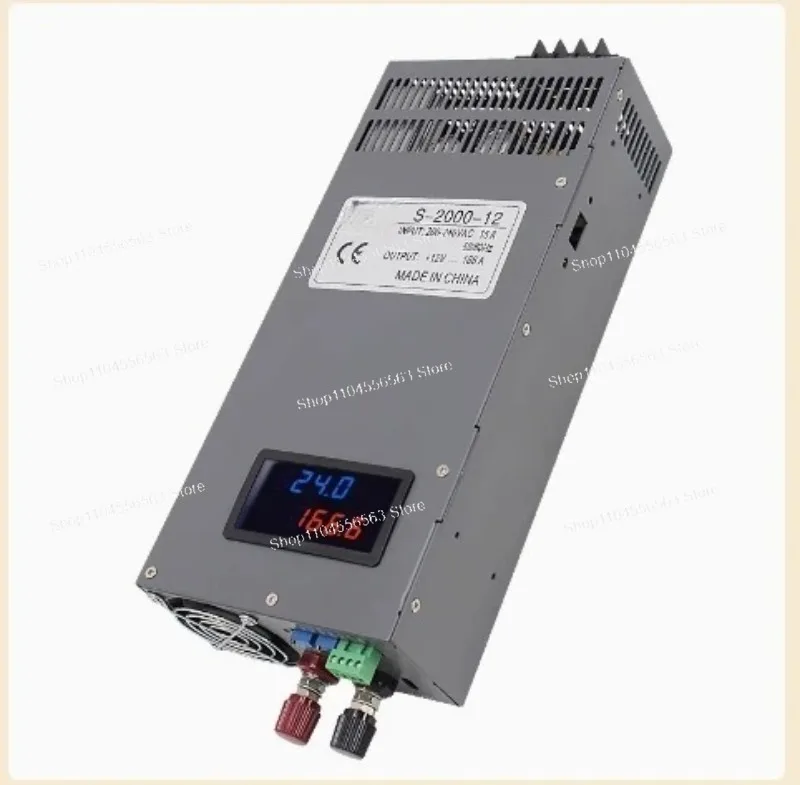 3000W Programmable Switching Power Supply: Adjustable 12V-300V / 20A-250A with CC/CV Control