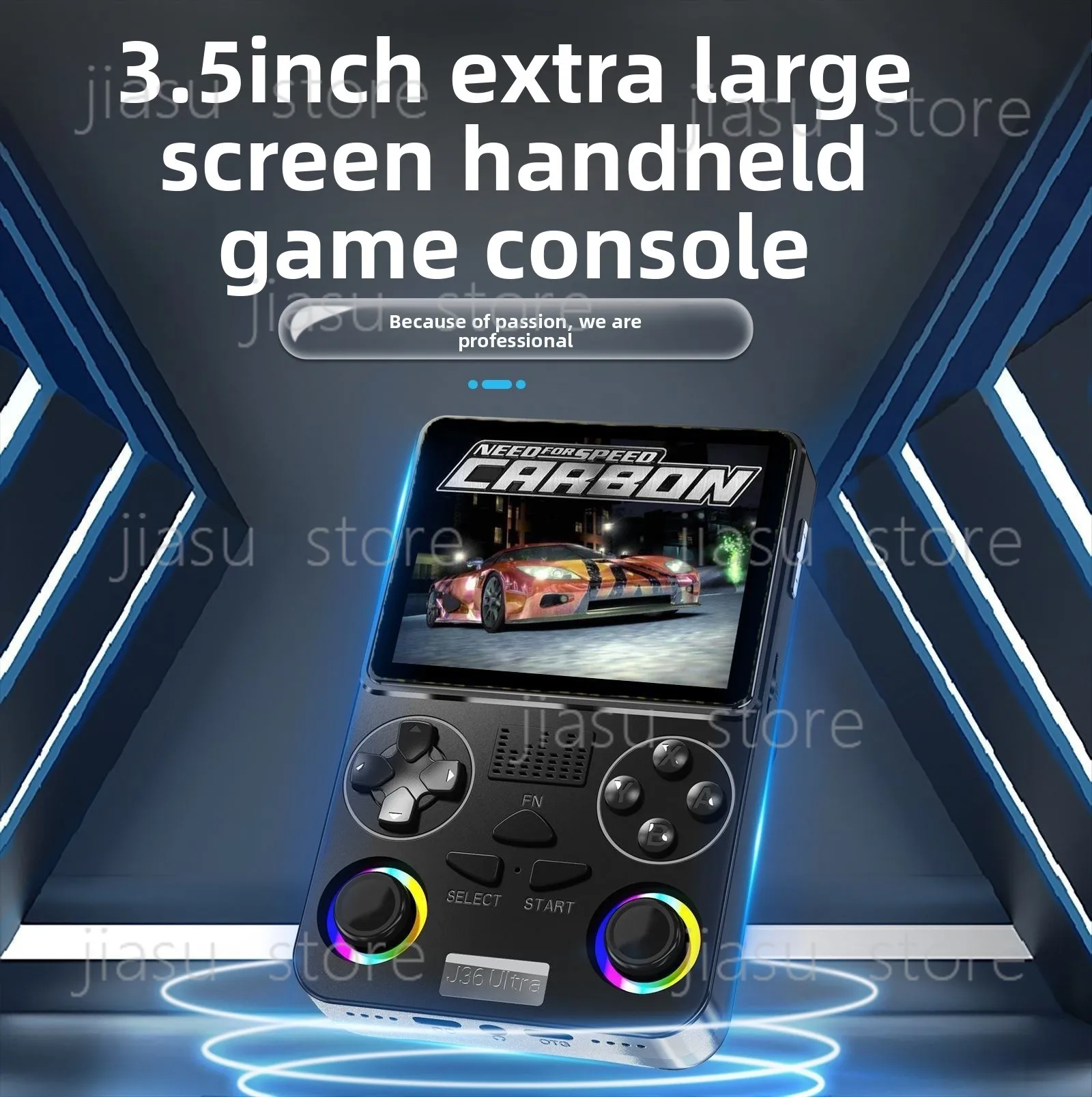 J36 Ultra Handheld Gaming Console Android System WiFi YouTube Supported Portable Game Player