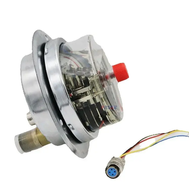 Hydraulic Electric Contact Pressure Gauge 40mpa Axial Seismic Resistant Ss304 Manometer 25Mpa 60Mpa