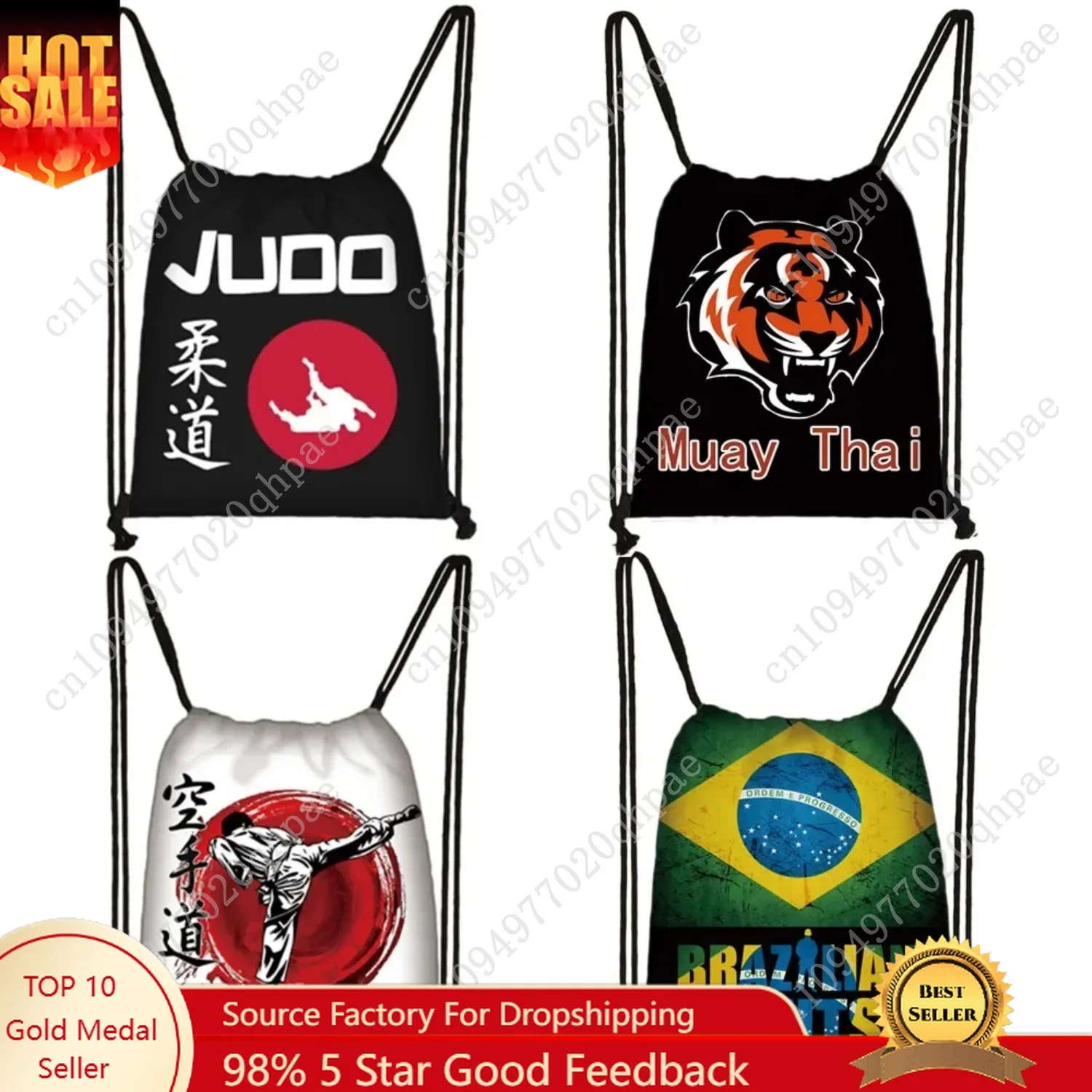 

Martial Art Judo / Muay Thai / Karate /Jujitsu Drawstring Bag Boys Girls Backpack Men Travel Bag Women Storage Bags Kids Bookbag