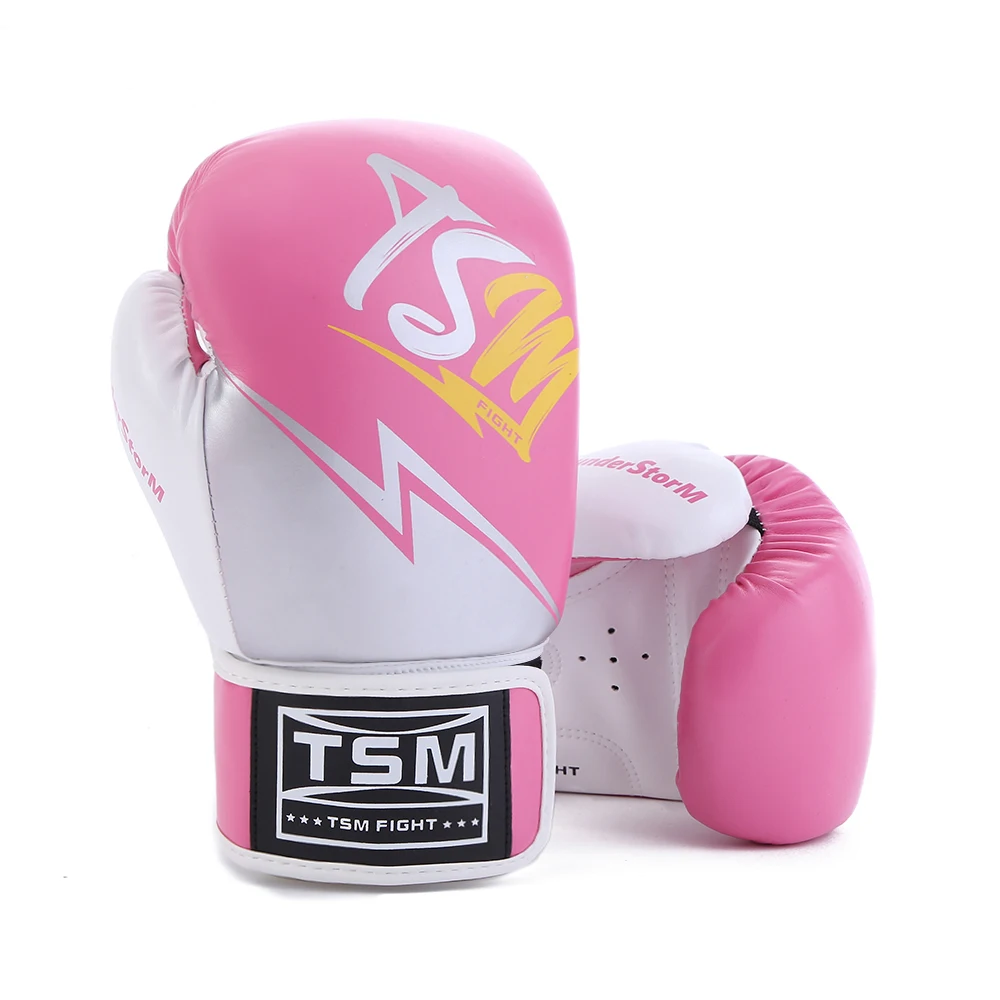 TSM Boxing Gloves Adults Free Combat Combat Muay Thai Boxing Gloves Kids Professionals Match Training Punching Bag Boxing Wraps