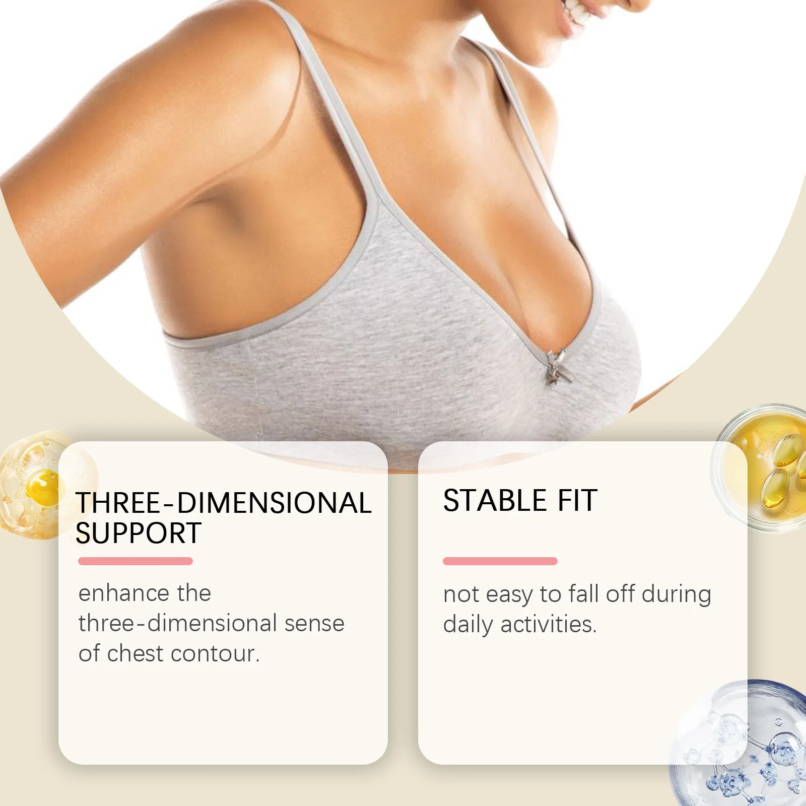 

Breast Enhancement Patch Improve Sagging Lifting Tightening Breast Plump Up Promote Bigger Boobs Firming Chest Shaping Stickers