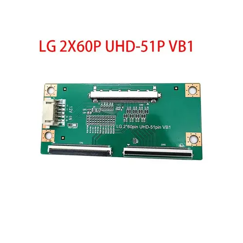 Imagen 2 del producto Para LG 2X60pin UHD 51pin 2X68pin VB1 placa adaptadora de pantalla LCD