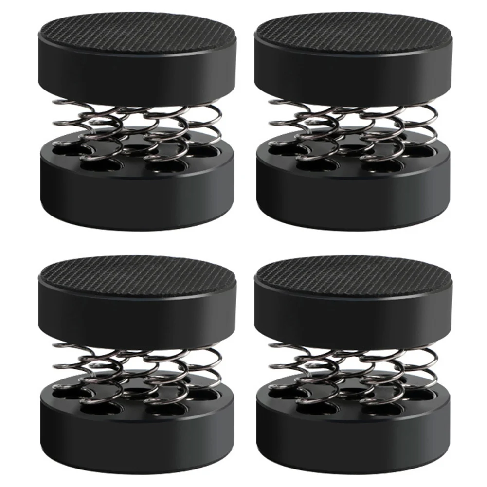 4pcs HIFI Audio Speaker Amplifier Ceramic Beads Steel Ball Scroll Anti-shock Absorber Foot Feet Nail Pad Vibration Base