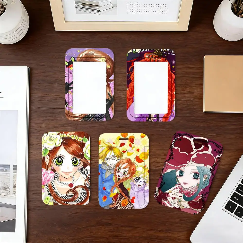 Porta Tarjetas con Cordón Anime Sugar Sugar Rune, Porta Tarjetas de Identificación para Estudiantes, Porta Tarjetas con Correa para el Cuello, Accesorios de Control de Acceso, Regalos
