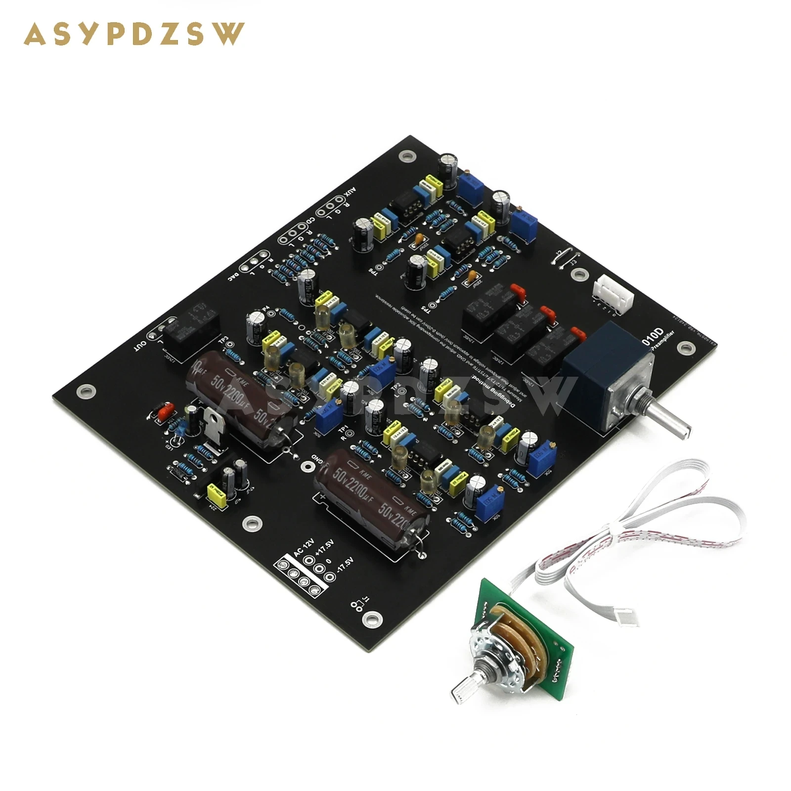 Imagem -02 - Hifi Stereo Single-ended Pré-amplificador Placa Acabada Base em M-b-l 6010 Circuito Pré-amplificador Way in e Way Out Kit Diy