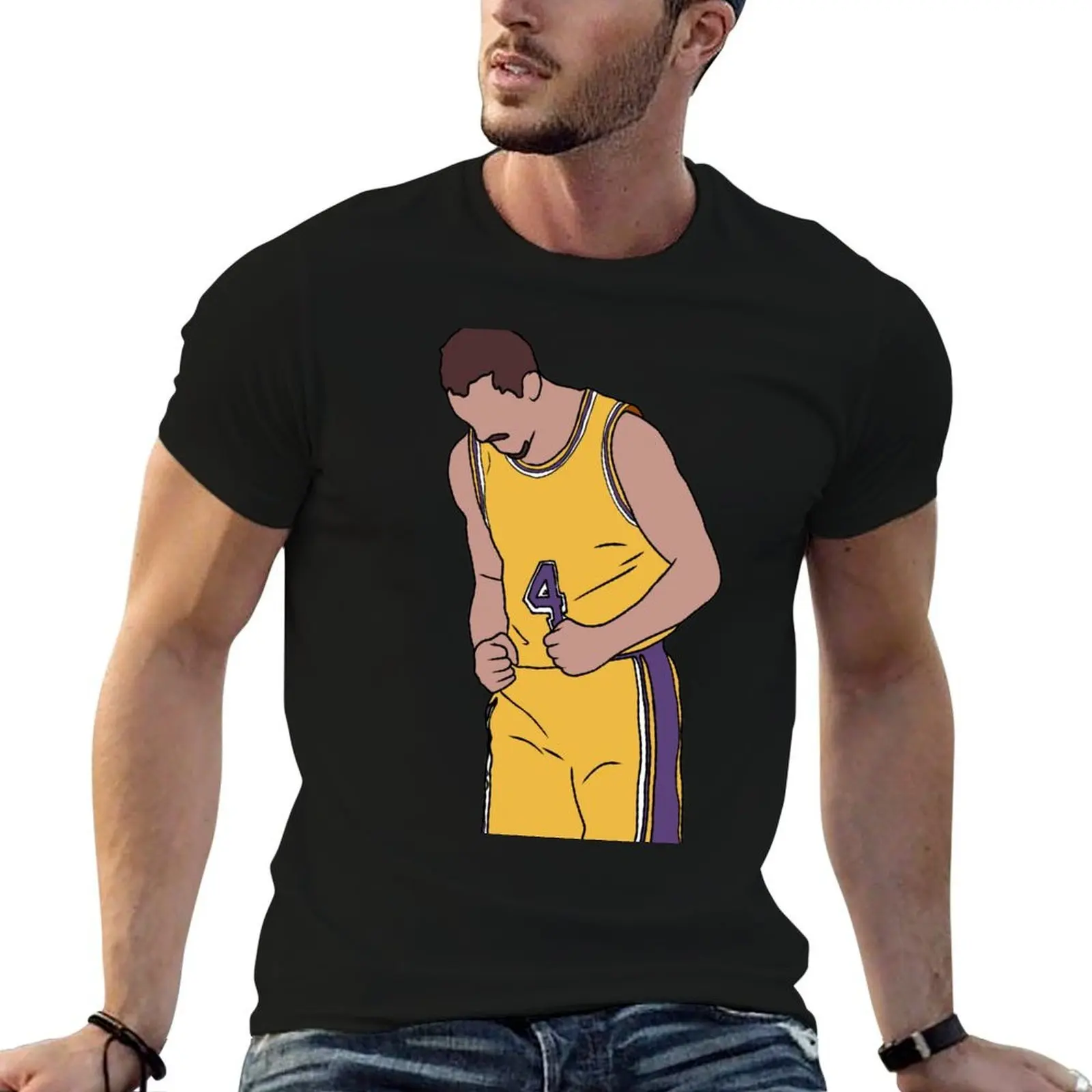 

Alex Caruso Celebration T-Shirt t shirt man cotton black cotton t-shirt plain for man package T-Shirt