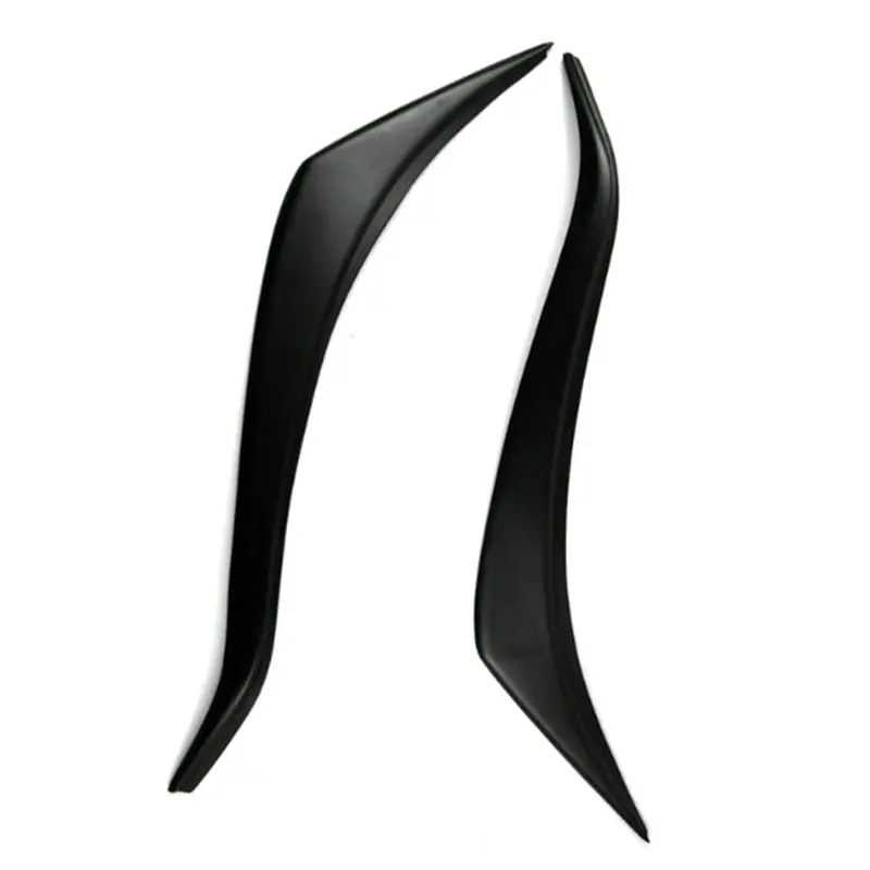 For Toyota Land Cruiser Prado 2012-2020 Car Front Headlight Resin Trim Sticker Eyebrow Head Light Eyelid Spade-A74F