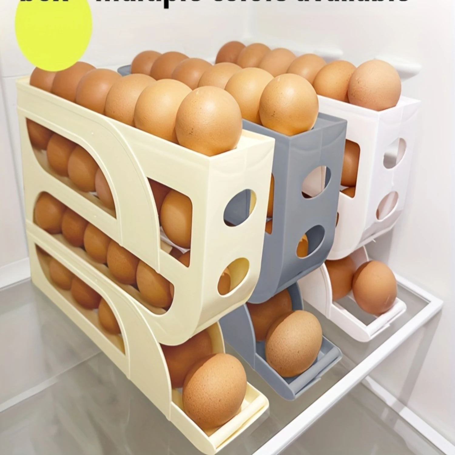 Egg  Rack, Egg Tray Drawer Egg Sorting Rack, Egg Rack For Household Refrigerator,  Egg  Box Egg Rack