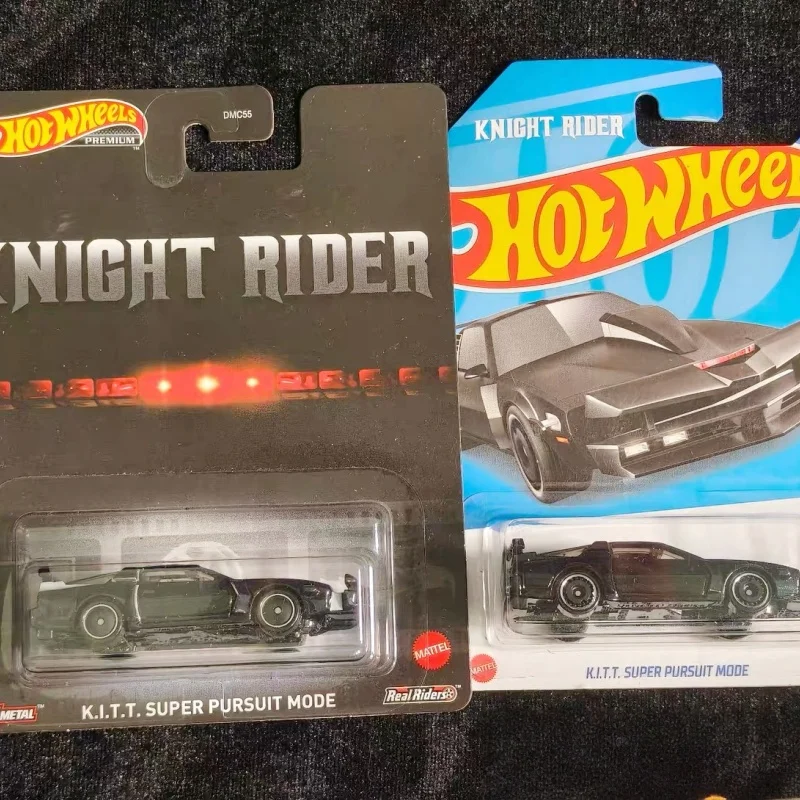 Hot Wheels Knight Rider K.I.T.T. Negro # 83 Pop Culture K.I.T.T Hxd63 Retro Entertainment K.I.T.T Coche de Juguete a Escala 1/64 de Metal Fundido a Presión