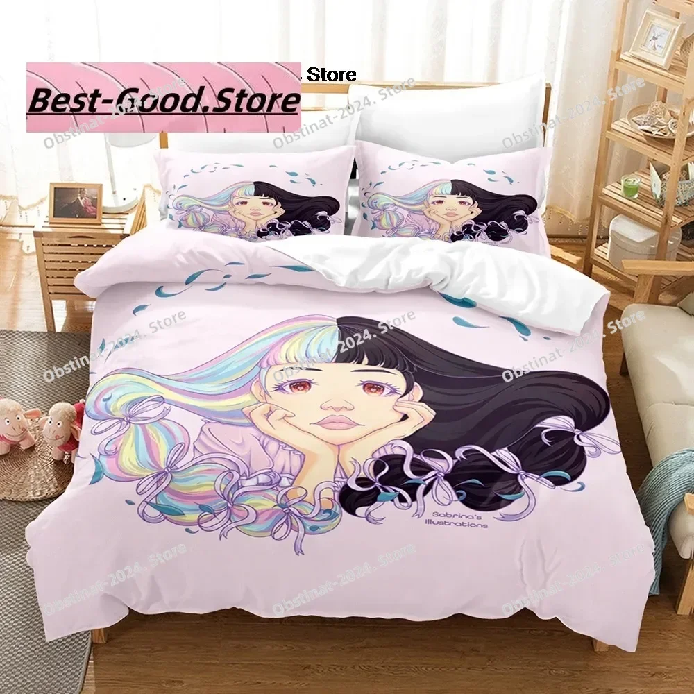 Hot Melanie Martinez Merch Bedding Set Printed Bed Set With Pillowcase Bed Duvet Cover Soft Single Double Queen Super King Size