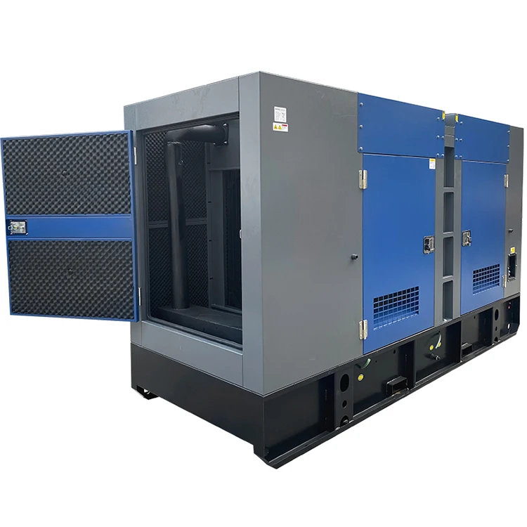 150kva 200kva 100kva Electric Diesel Generator Set 3 Phase Silent with Auto Start 50/60Hz Frequency