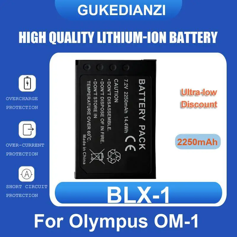 Battery For Olympus OM-D E-M1 Pen F E-M5 E-P5 OM-1