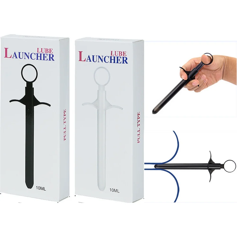 1/2/5 unids/set aplicador vaginal inyector de lubricante jeringa desechable aplicador de cavidad Nasal Anal lanzador tapón Anal