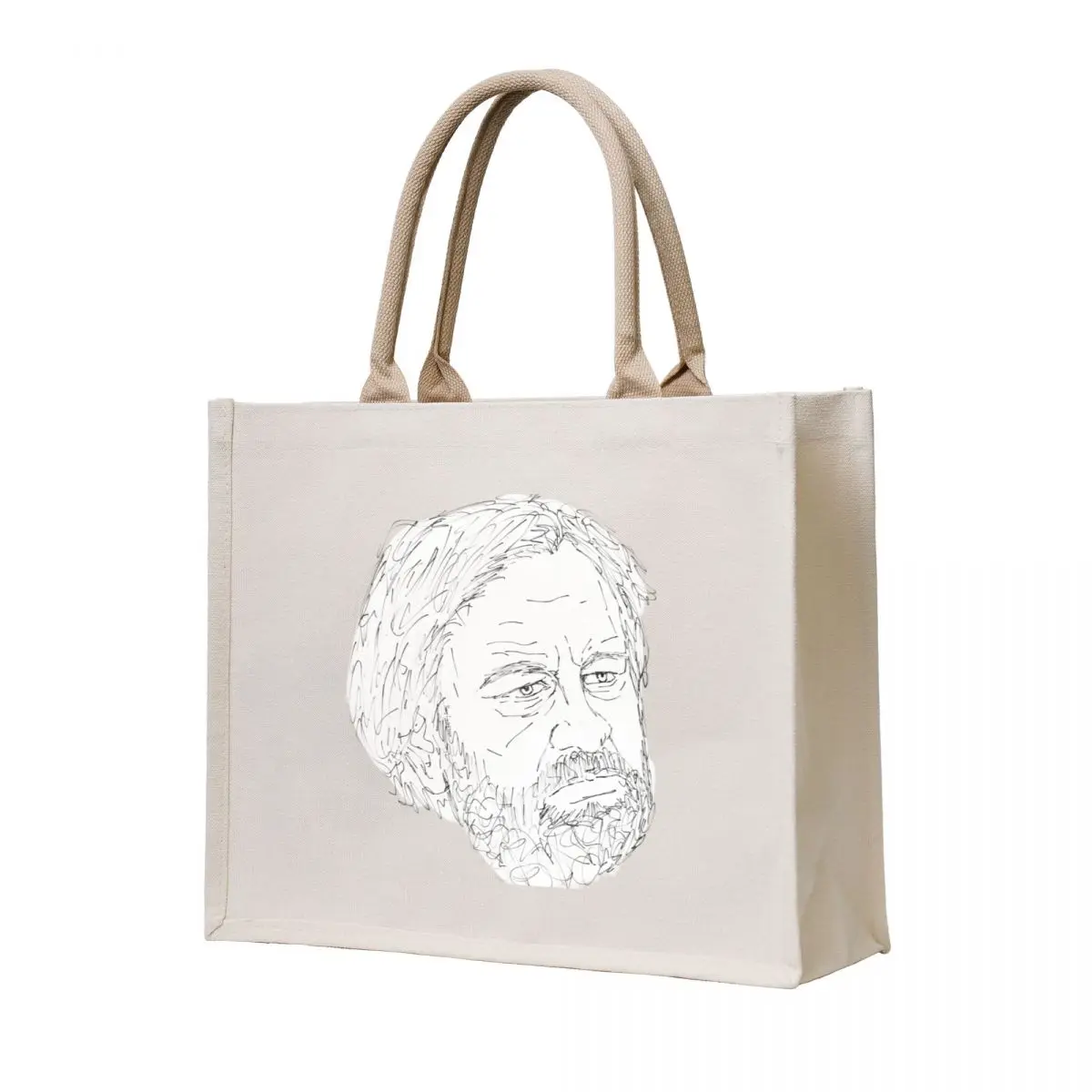 

Slavoj zizek sketch Tote Bag canvas bags tote bags men cute tote bag Canvas