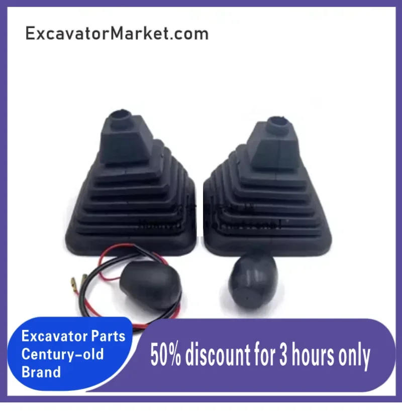 for High Quality Accessories Excavator Komatsu PC 60 100 120 200 300-5 Operating Lever Handle Rubber Dust Cover Clip