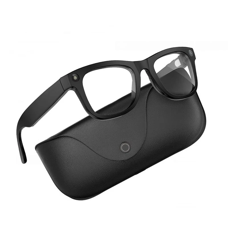 ABJF-AI Smart Shooting Glasses 8MP HD Camera Real Time Translation Video Recorder EIS Anti-Shake Eyewear For Travel Vlog