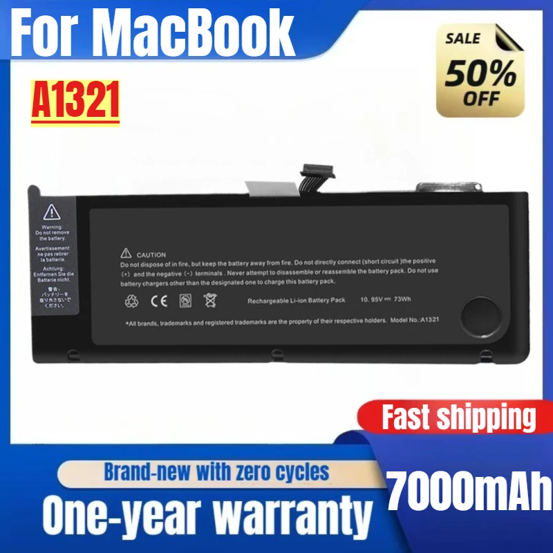 

Laptop Battery A1321 For MacBook Pro A1286 2009-2010 M1047 New Arrival High Capacity Battery High Quality Replacement Battery