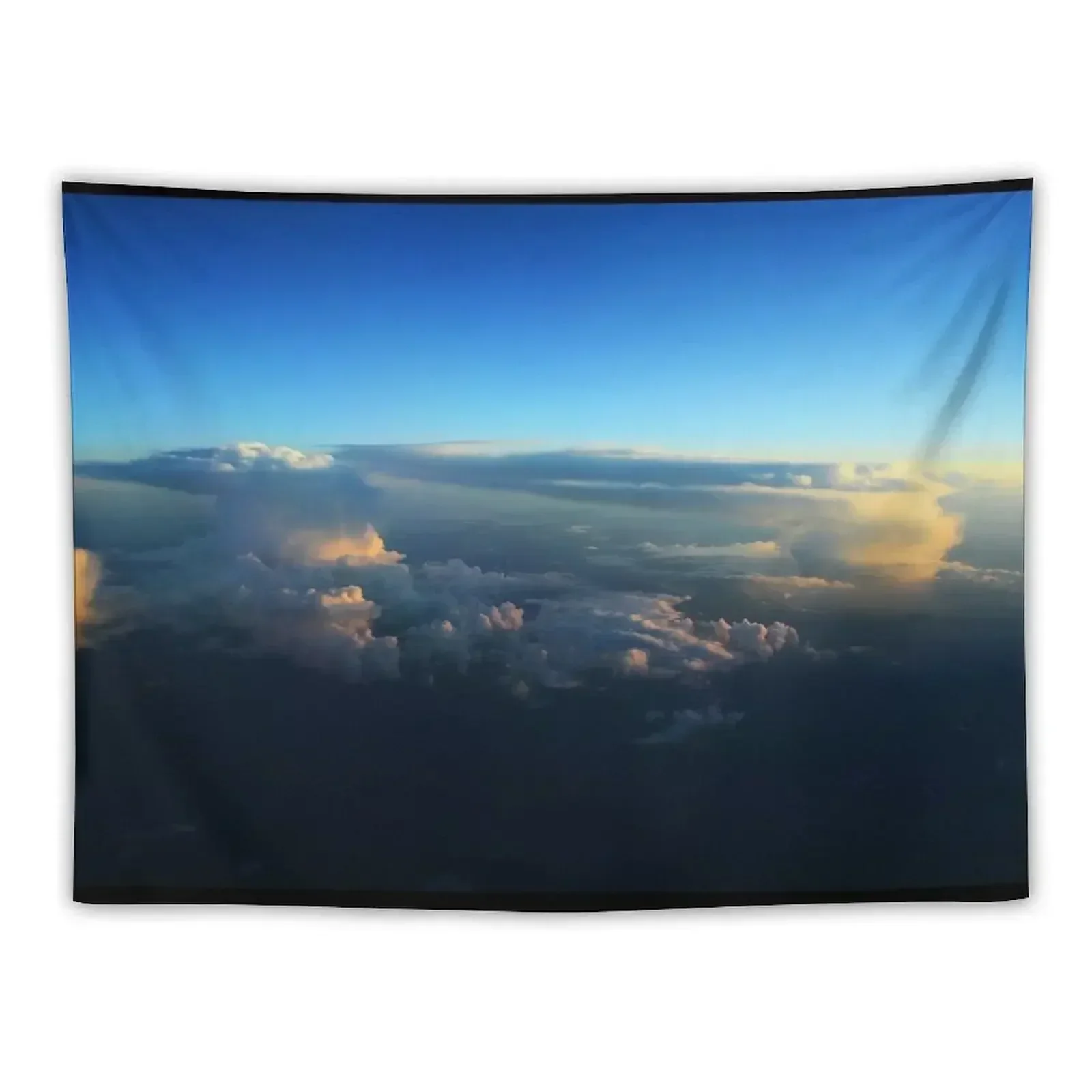 

Clouds from above during sunset Tapestry Wall Art Decorative Wall Tapestry