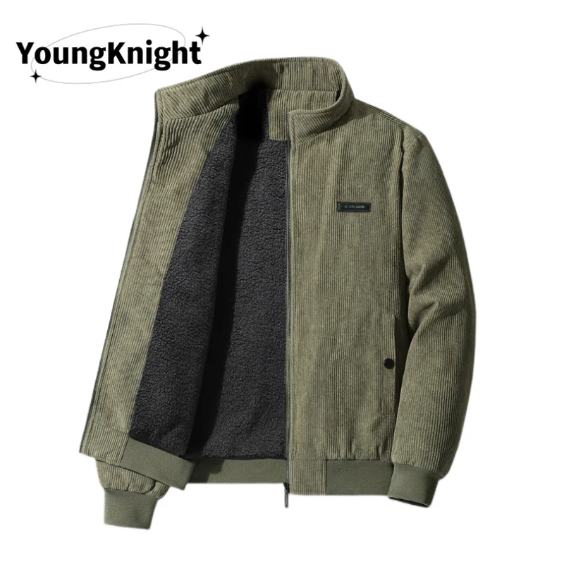 

Men's Autumn New cor Chaopai Fashion Denim Style Working Clothes Flannel Gacket Leisure Time Plus Size Secure Windbreak Overcoat