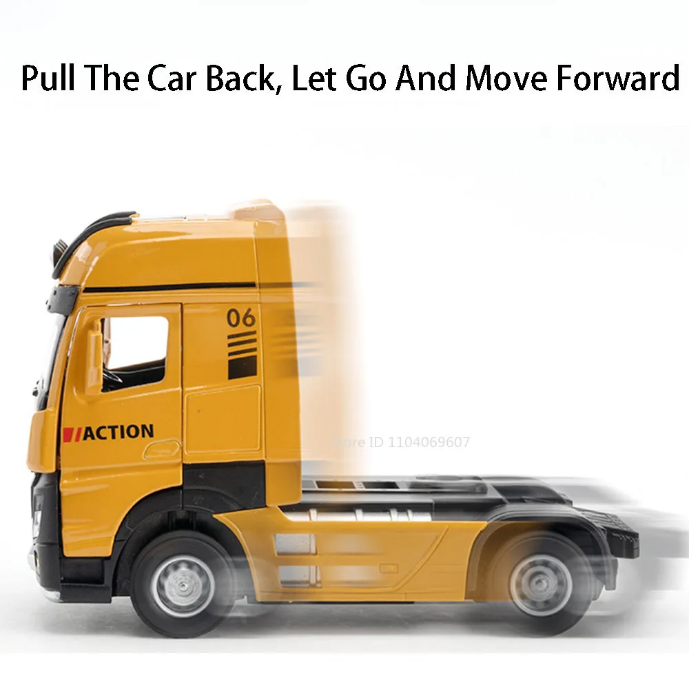 1:32 modèles de camions de Transport à deux étages jouets voitures en alliage moulé sous pression portes son ouvert lumière retirer jouets éducatifs pour enfants