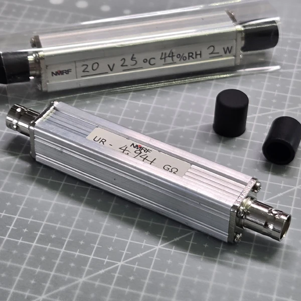 5G Ω (5000MΩ)/2W ultra-high resistance resistance, compact size, aluminum alloy shell BNC interface