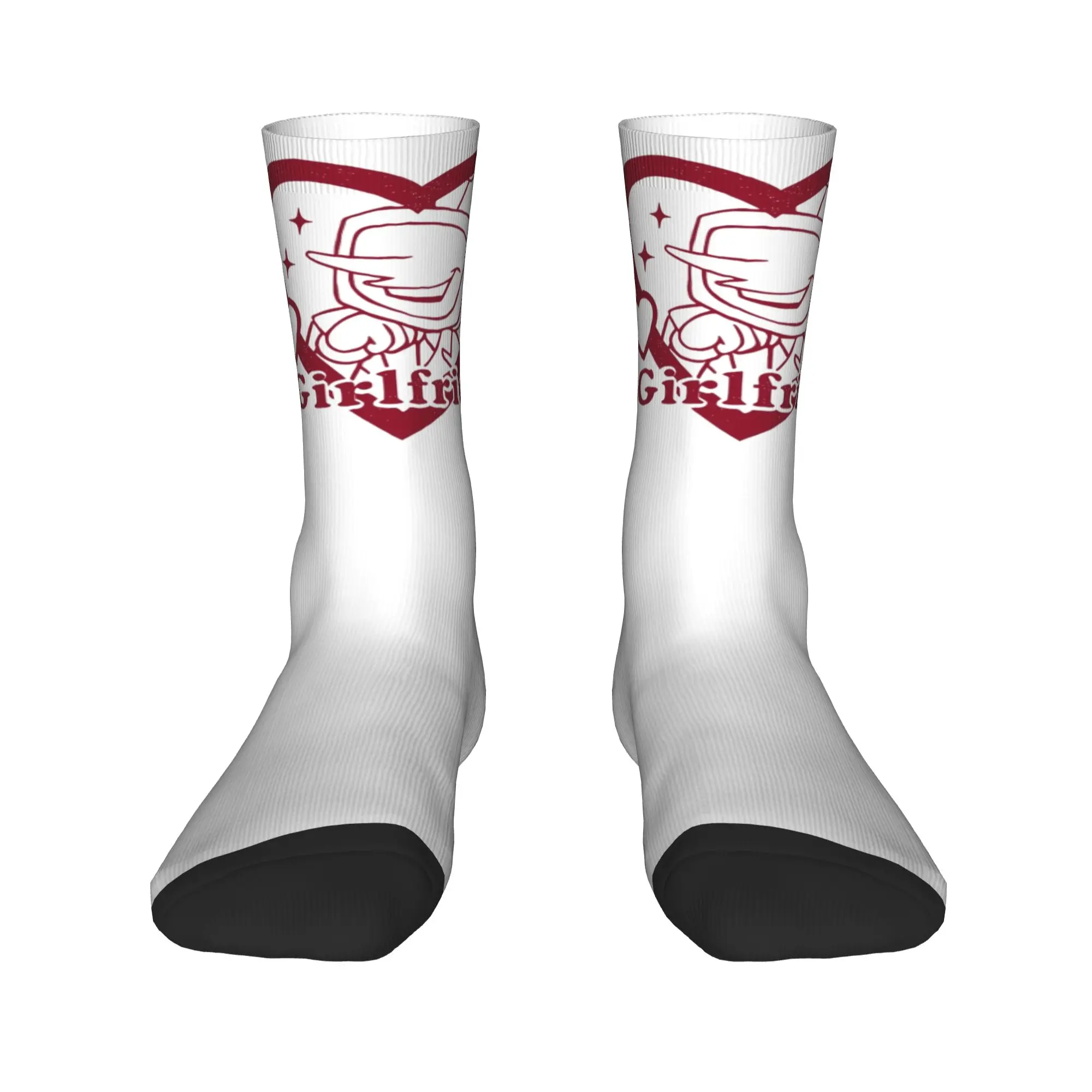 I Love My Girlfriend Mr. Tenna Deltarune Game Socks Winter  Stockings Men's Breathable Socks Printed Outdoor Anti-Slip Socks