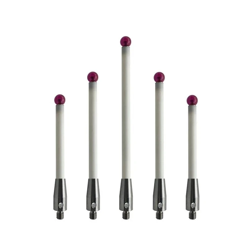 1pcs M4 Renishaw Three-coordinate Ceramic Rod Stylus Three-dimensional Probe A-5000-3709 Ruby Head 6.0mm