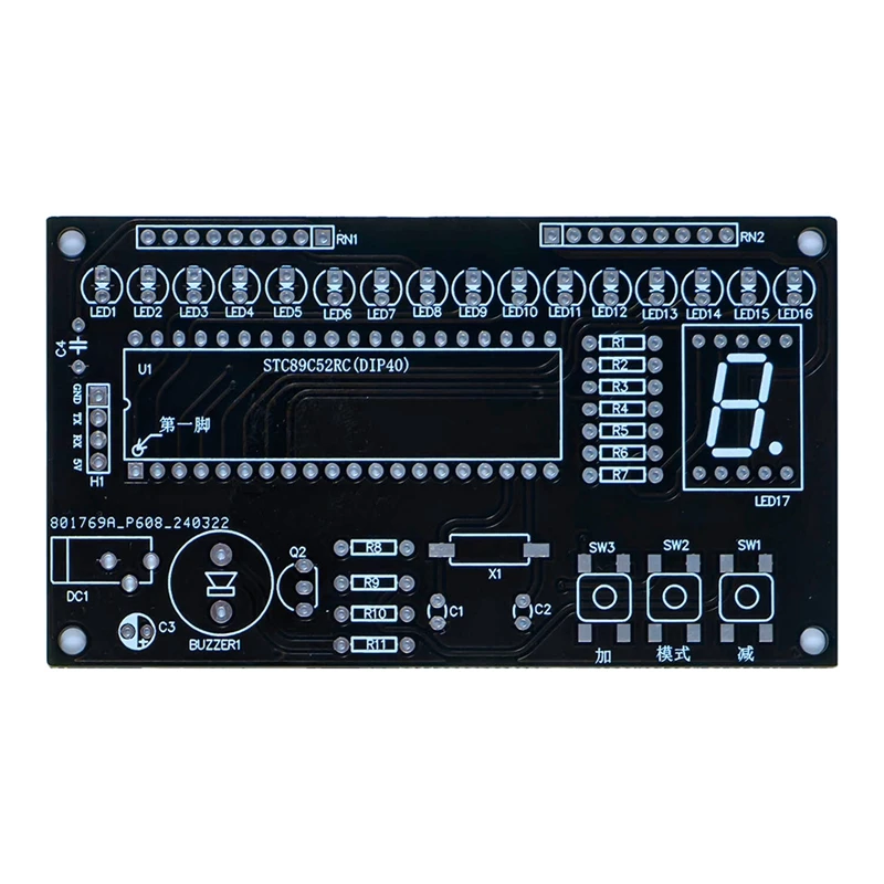 Super Sale Adjustable Speed Music Flowing Light Kit, DIY Electronic Soldering