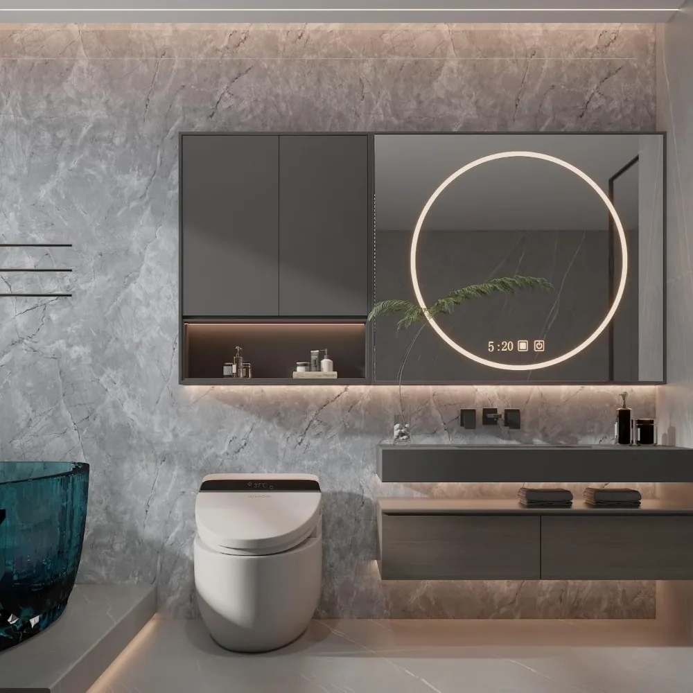 ورق اتصال رخامي رمادي - فينيل ذاتي اللصق مقاوم للماء لجدران المطبخ - قابل للإزالة وسهل الاستخدام